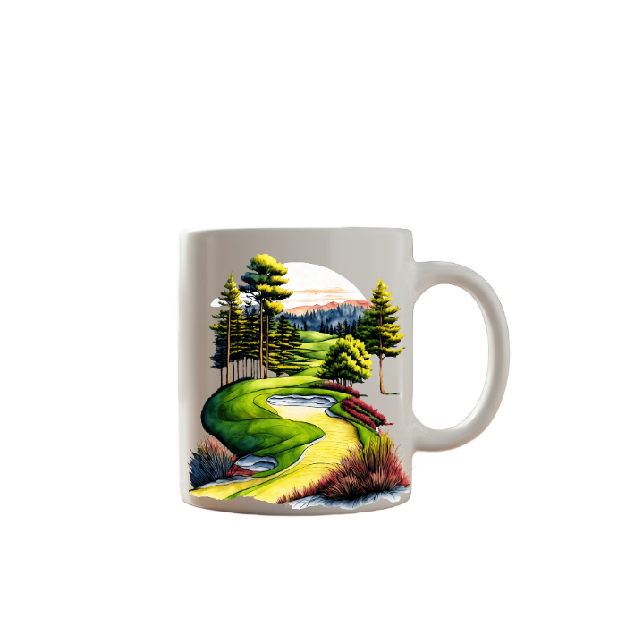 Golf Course Scenic Mug