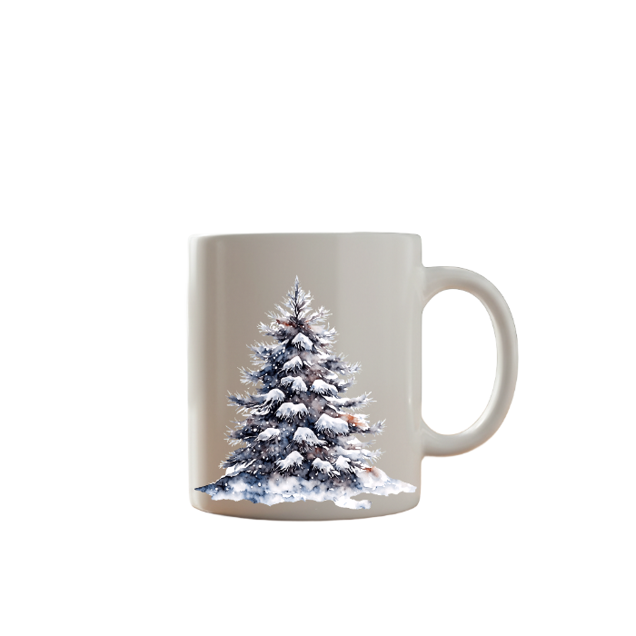 Snowy Pine Tree Mug