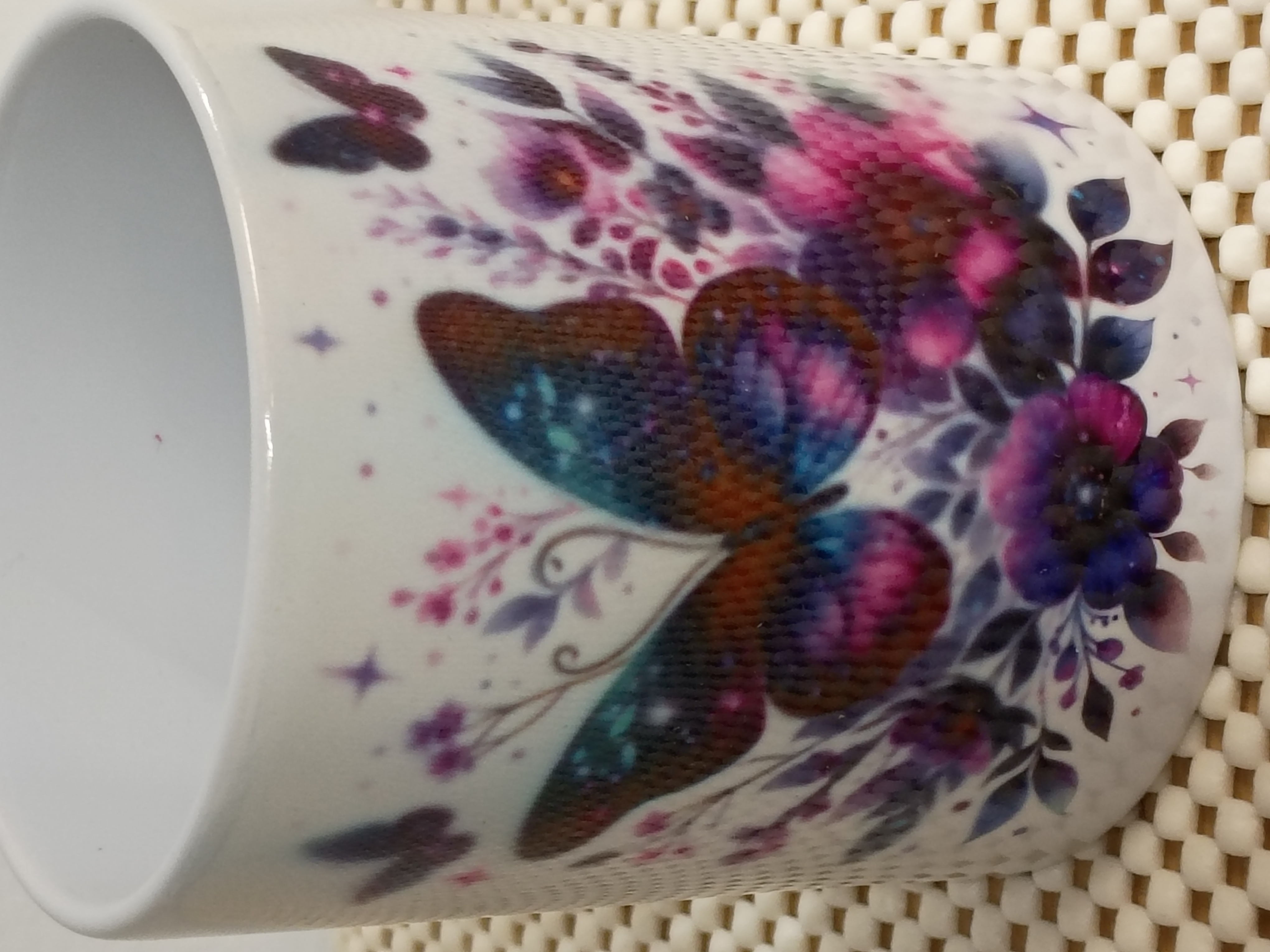Butterfly Blossom Ceramic Mug