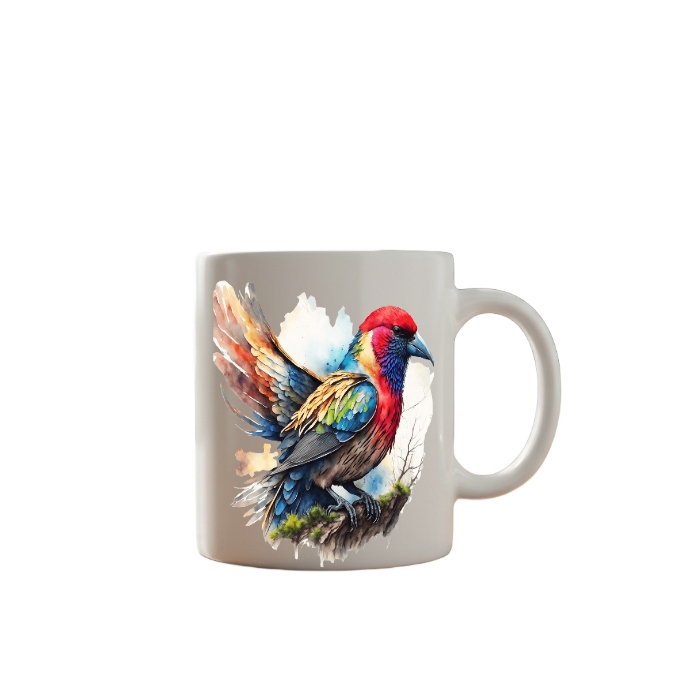 Colorful Bird Art Mug