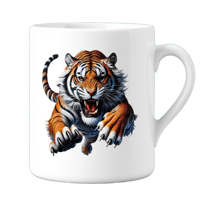 Tiger Attack Mug