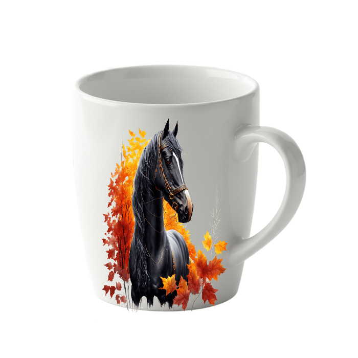 Autumn Horse Ceramic Mug