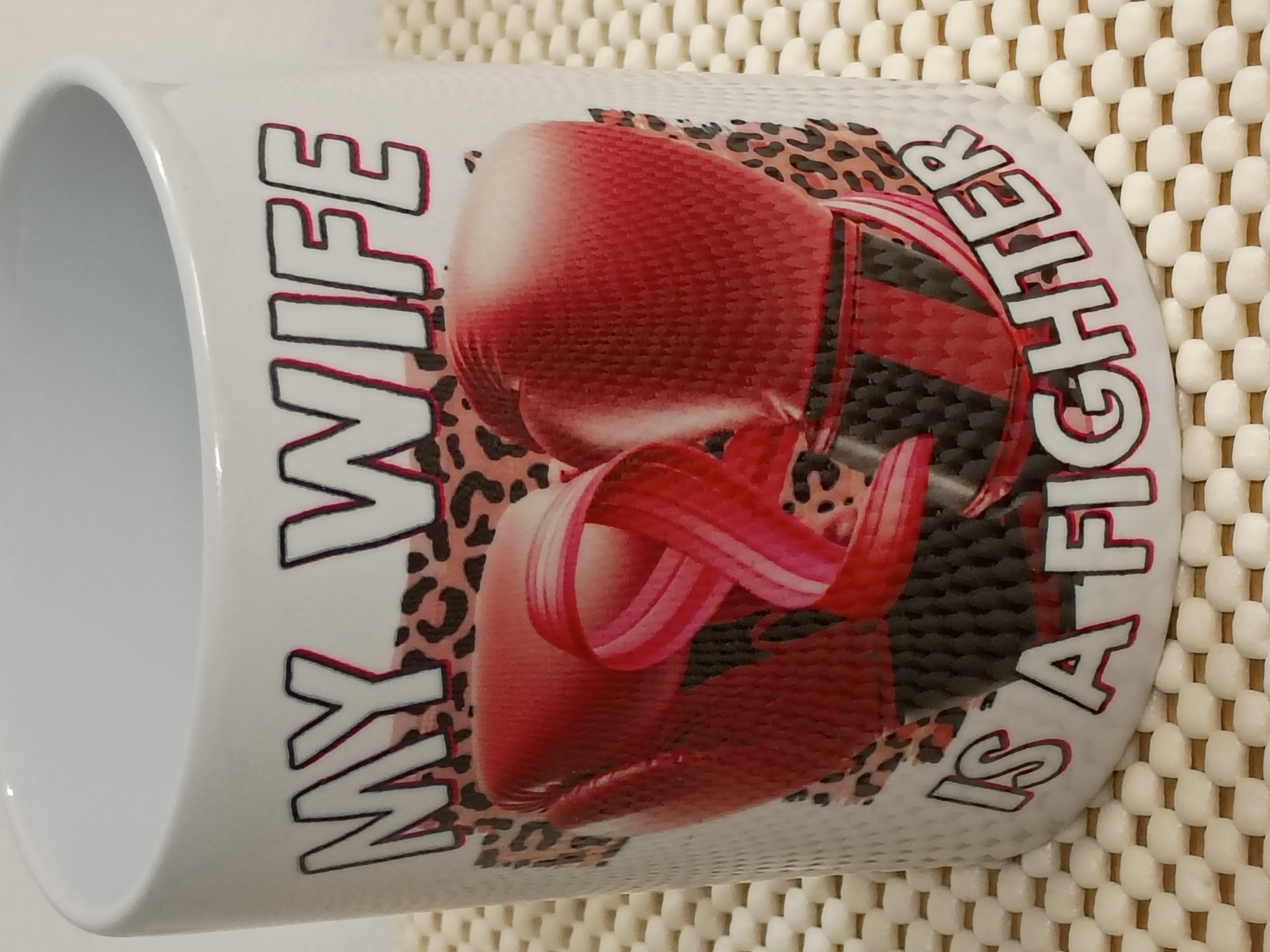 Boxing Wife Motivational Mug