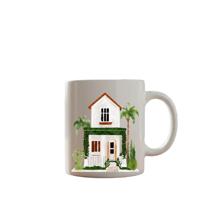 Tropical House Ceramic Mug