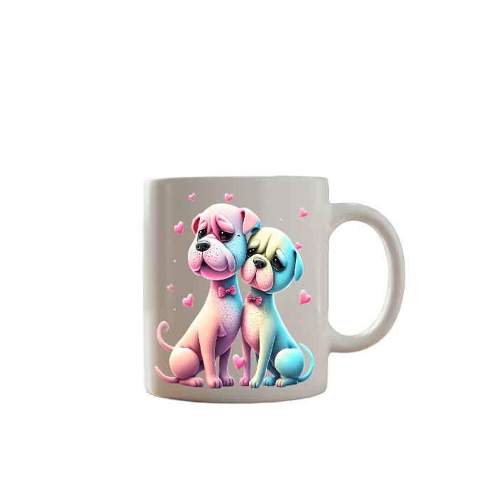 Cute Dog Couple Mug