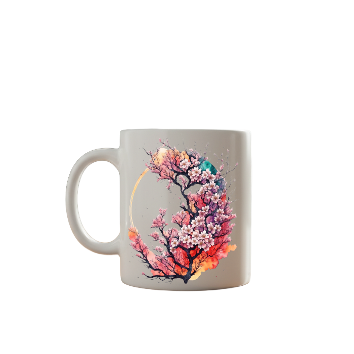 Cherry Blossom Art Mug
