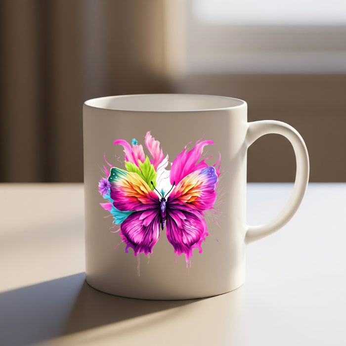 Colorful Butterfly Mug