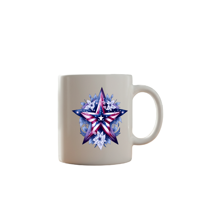 Patriotic Star Mug