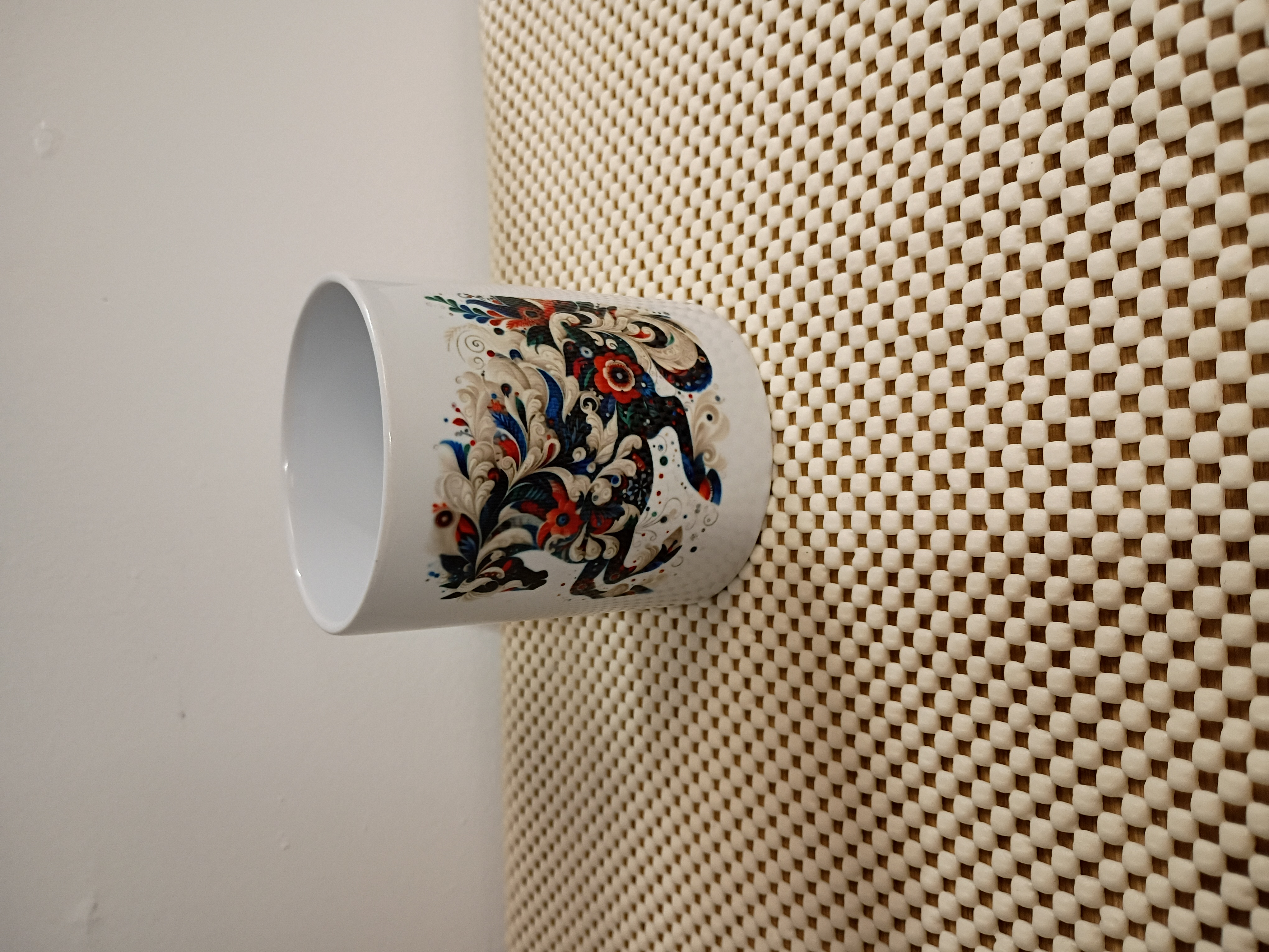 Floral Art Ceramic Mug