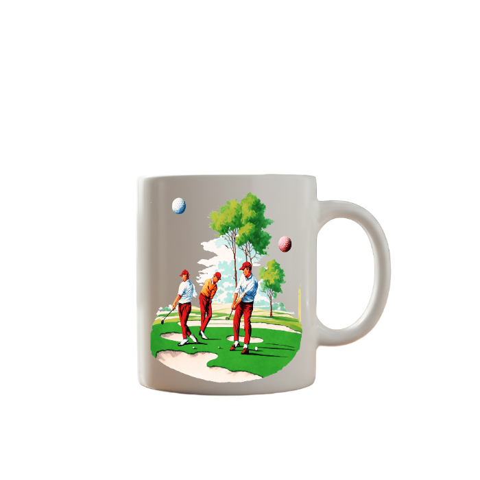 Golf Scene Mug
