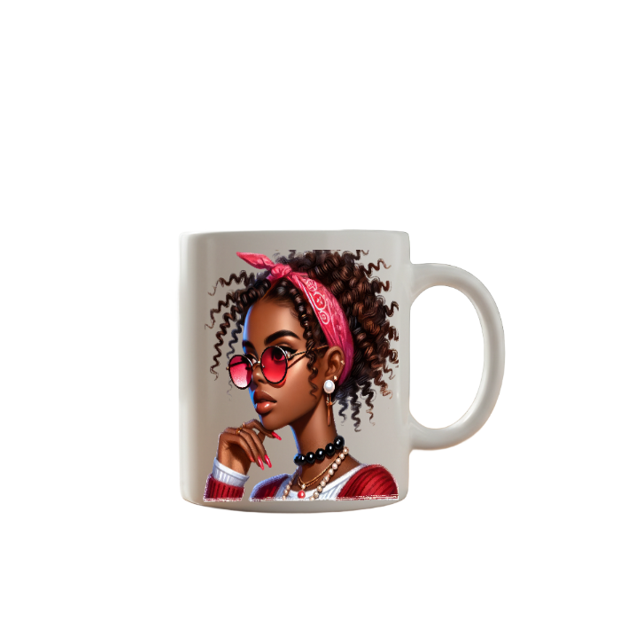 Artistic Woman Portrait Mug