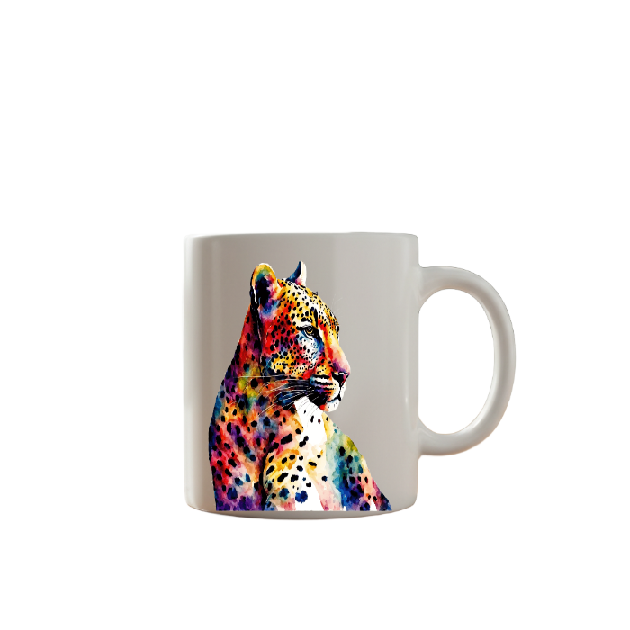 Colorful Leopard Mug