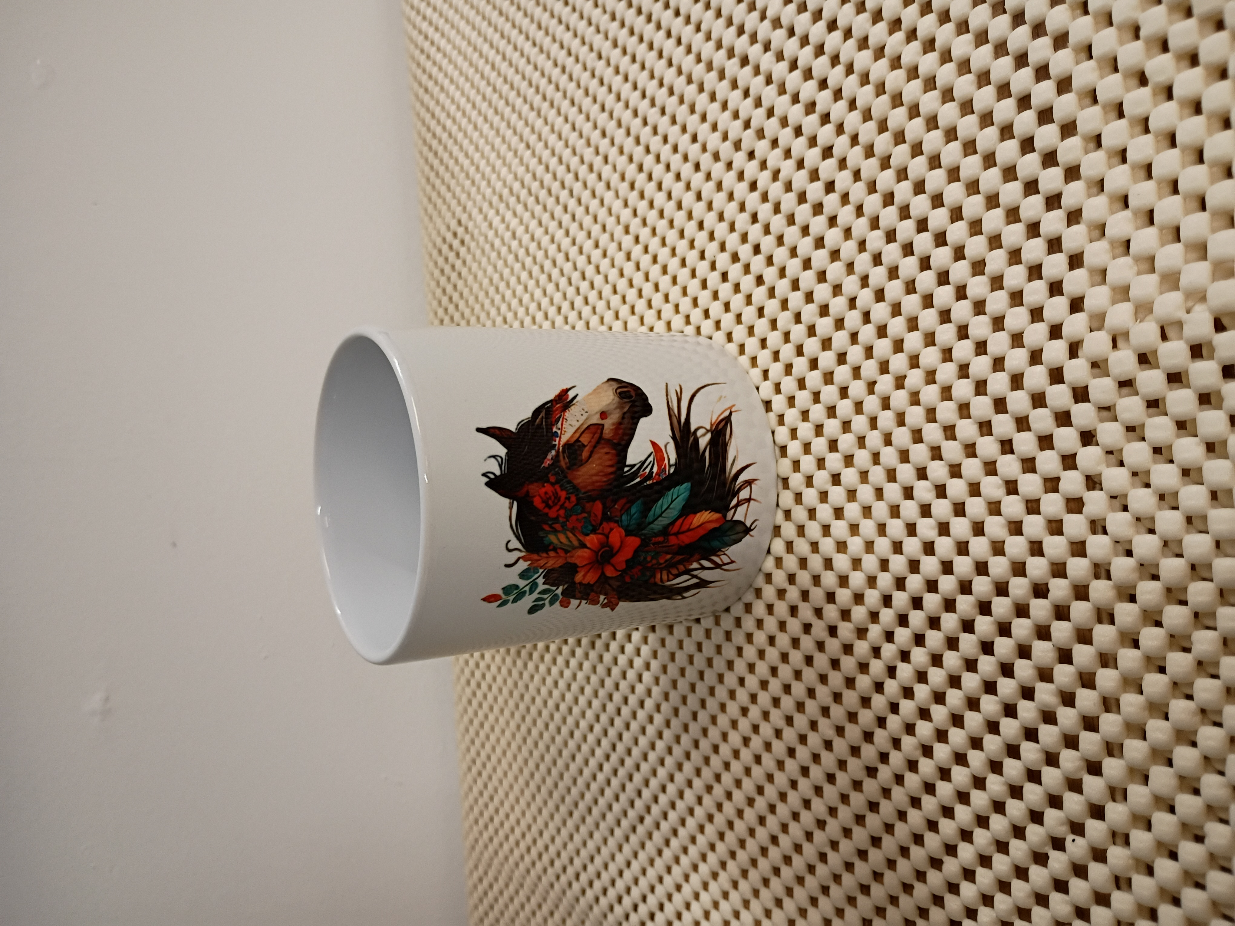 Horse Floral Printed Mug