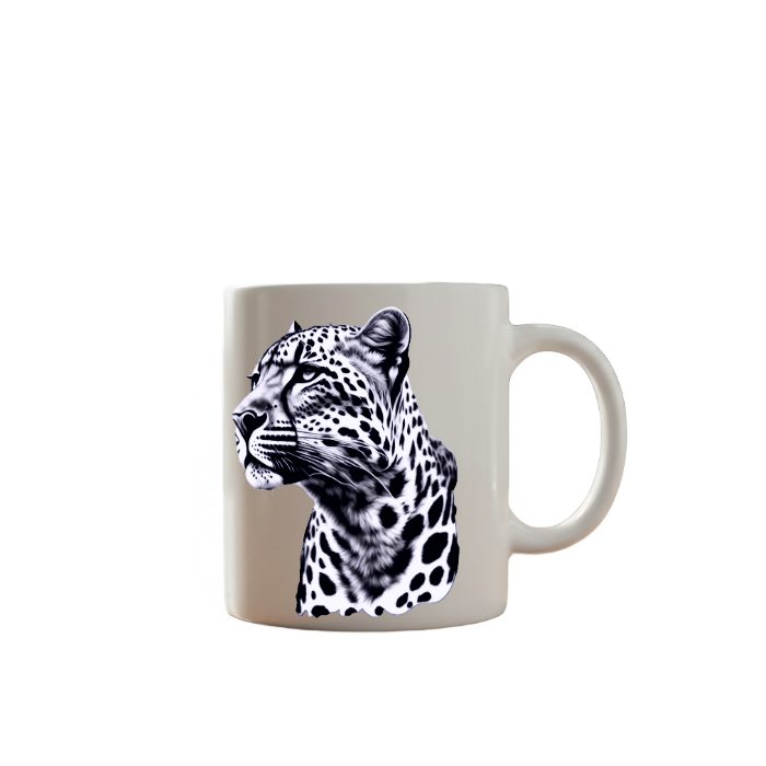 Leopard Print Ceramic Mug