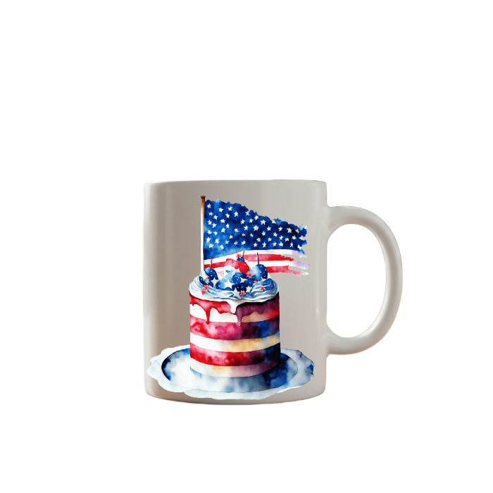 Patriotic Cake Mug