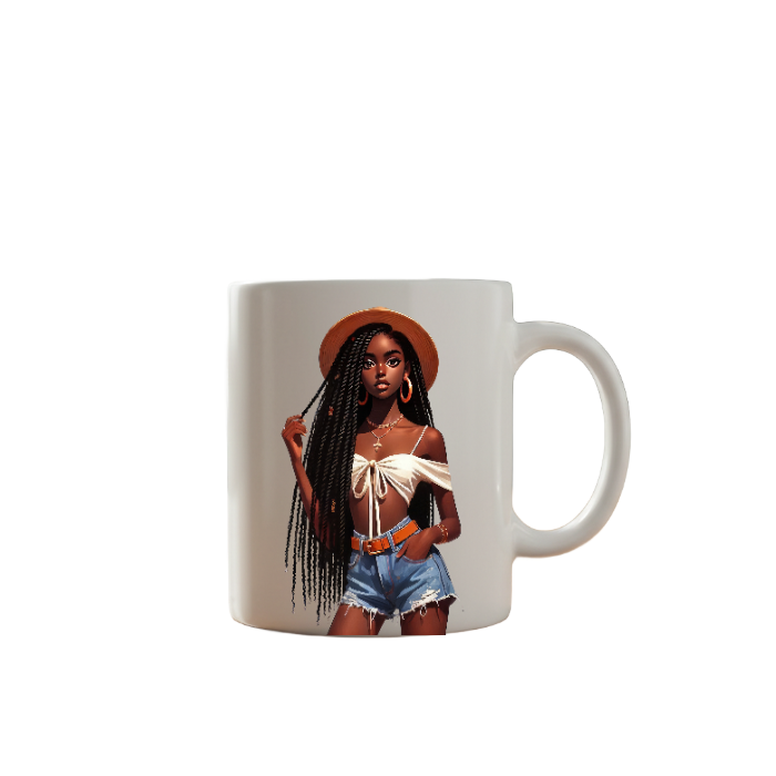 Fashion Girl Ceramic Mug