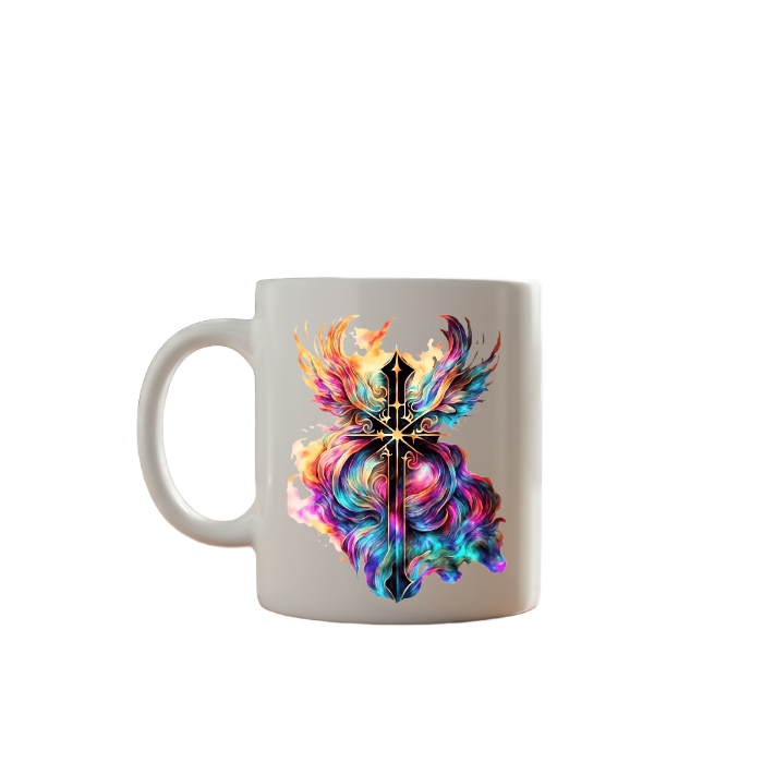 Sword & Phoenix Art Mug