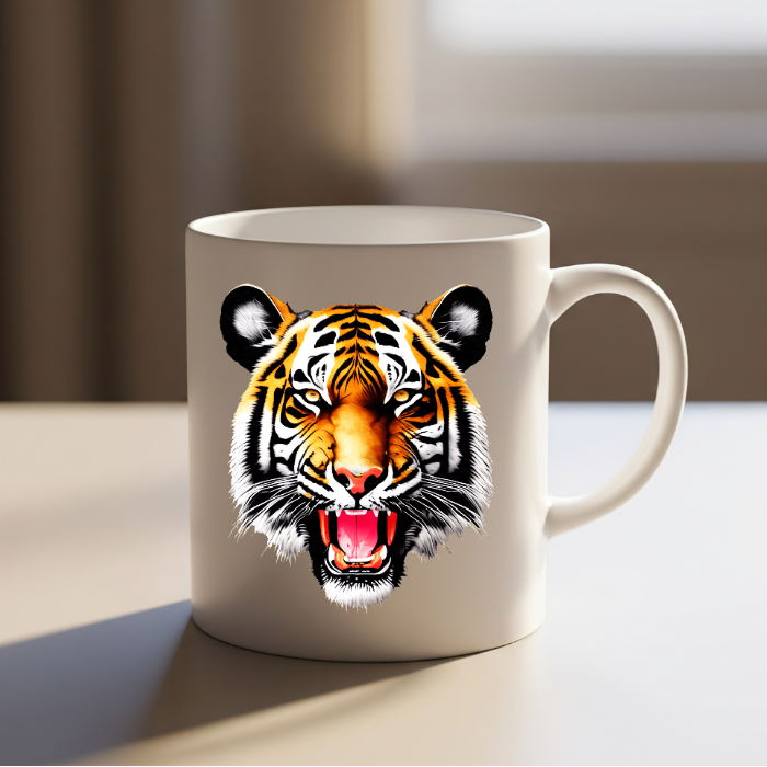 Tiger Face Ceramic Mug