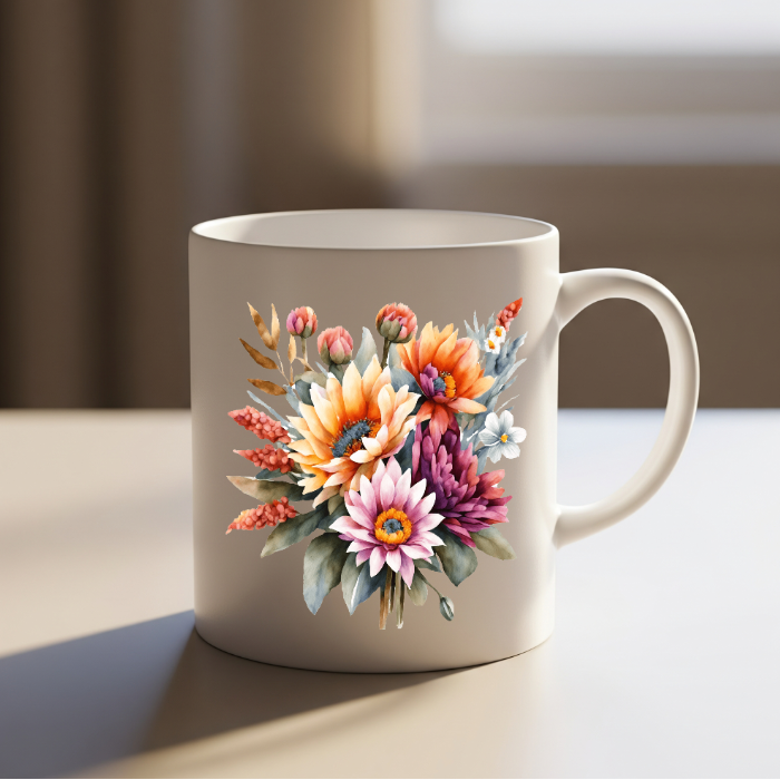Floral Ceramic Mug