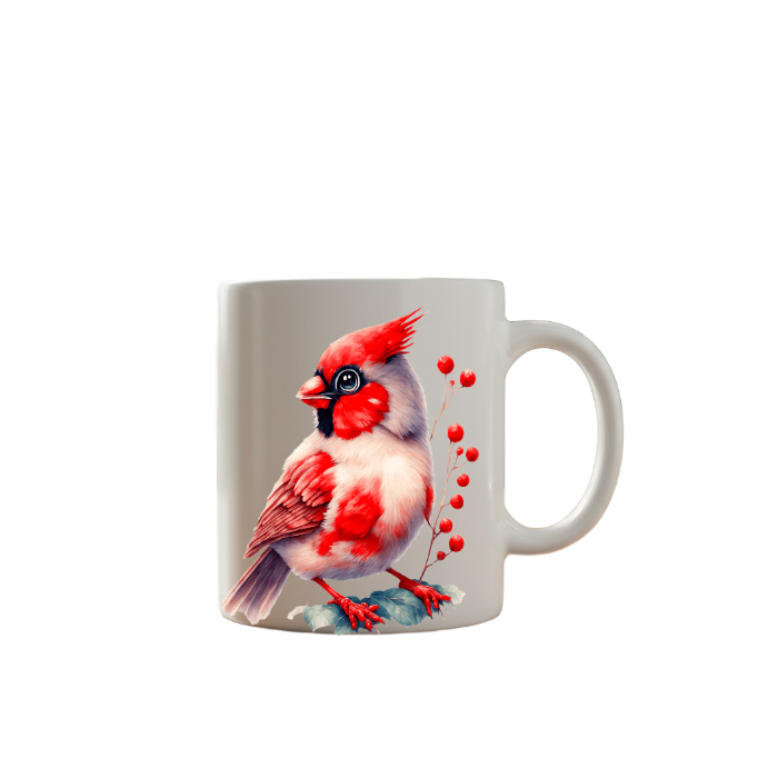 Cardinal Bird Mug