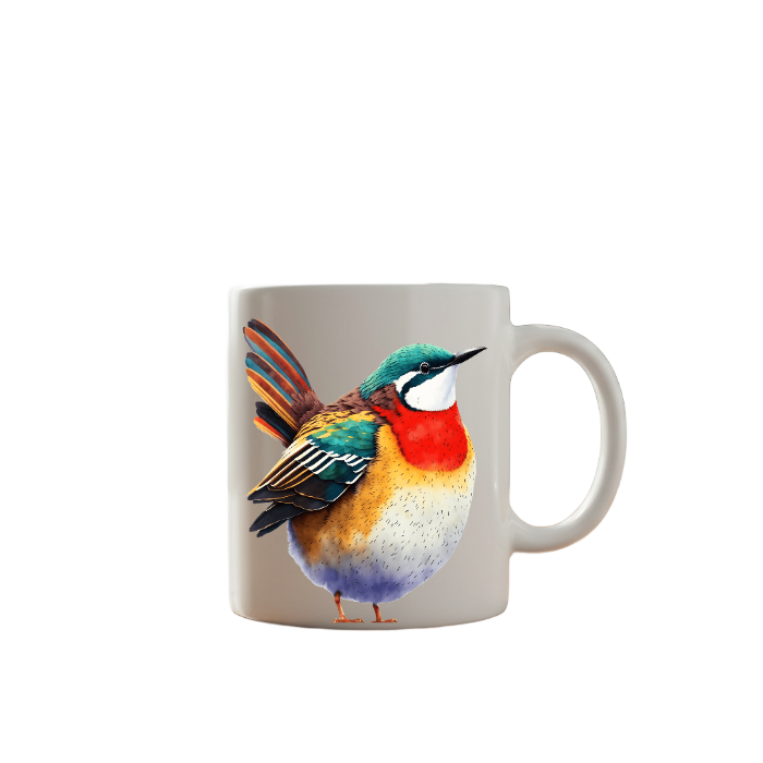 Bird Art Ceramic Mug