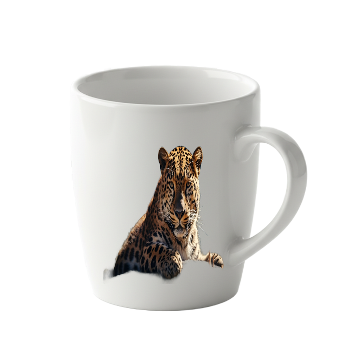 Leopard Print Ceramic Mug
