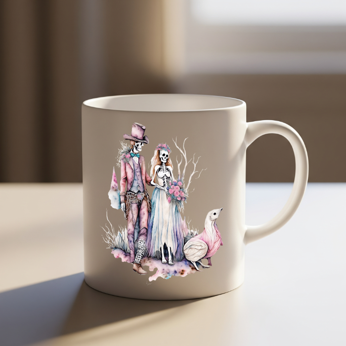 Skeleton Wedding Mug