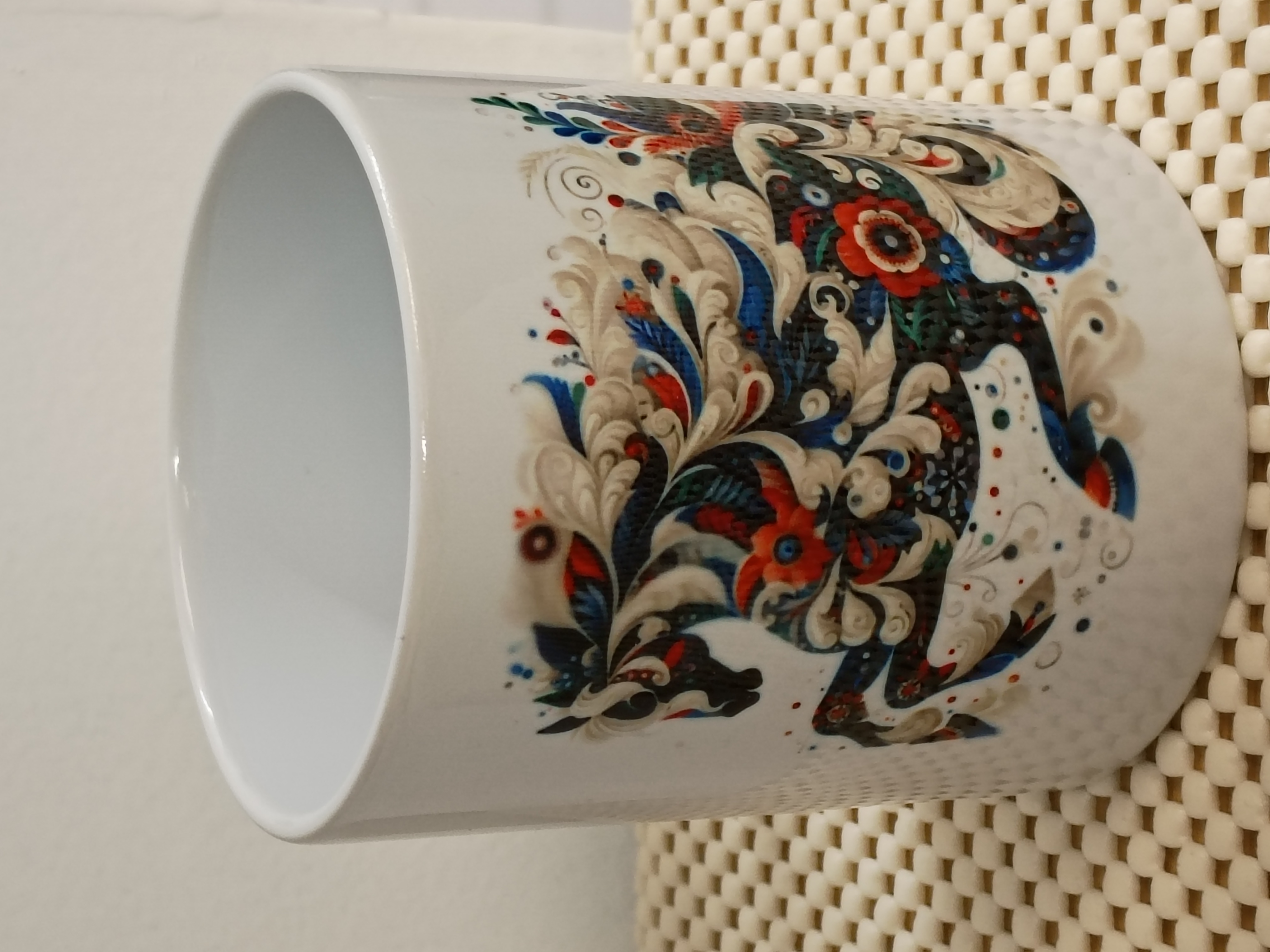 Floral Art Ceramic Mug