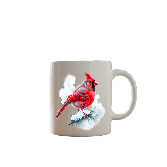 Cardinal Bird Mug