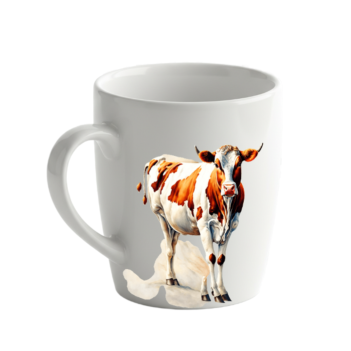 Cow Print Ceramic Mug