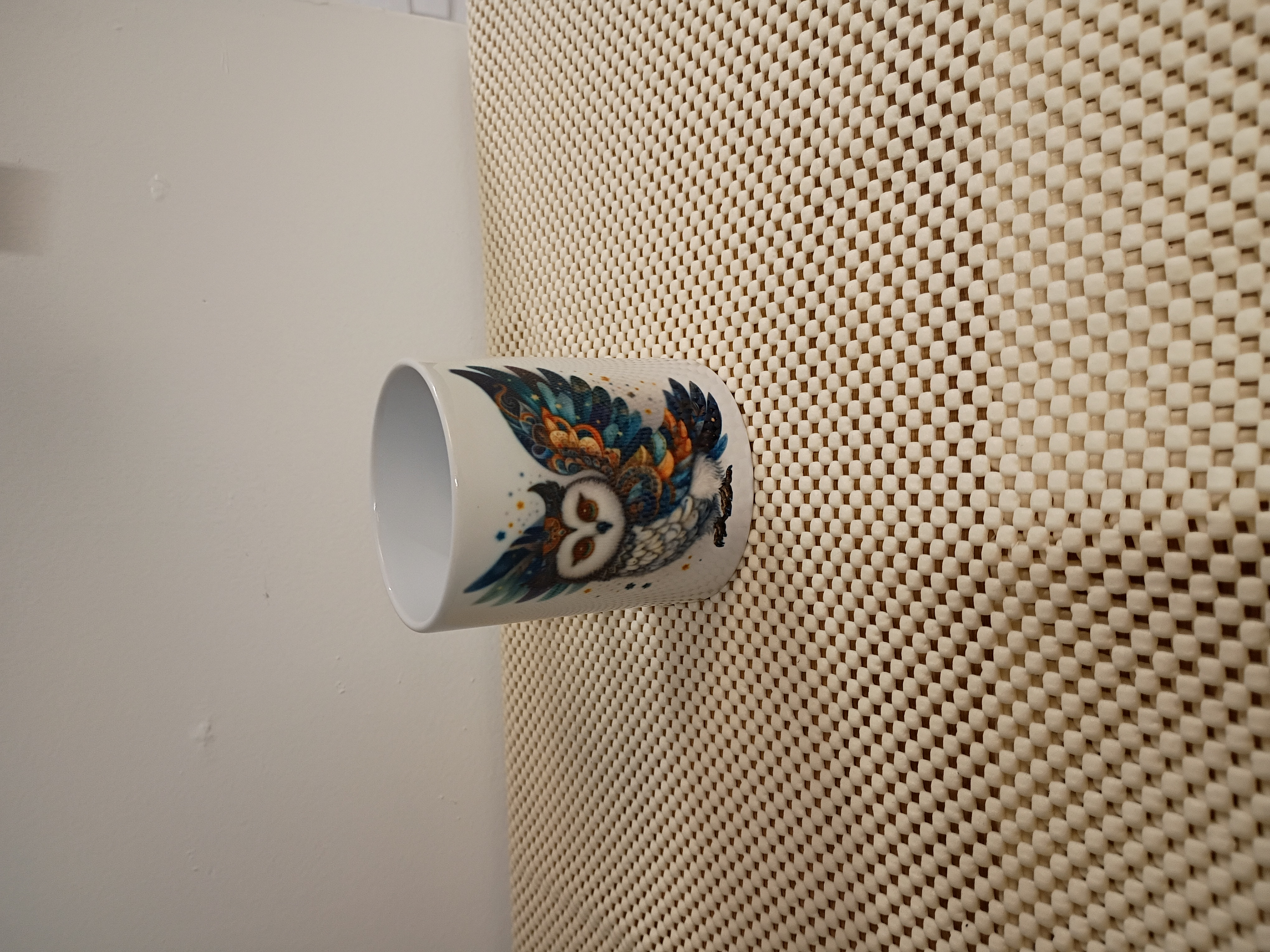 Artistic Owl Ceramic Mug