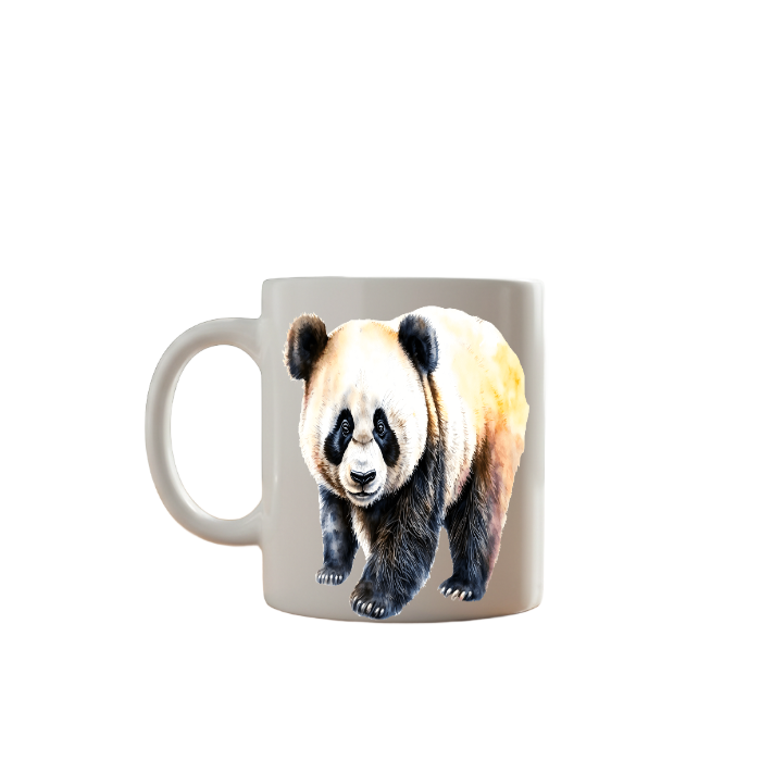 Panda Print Ceramic Mug