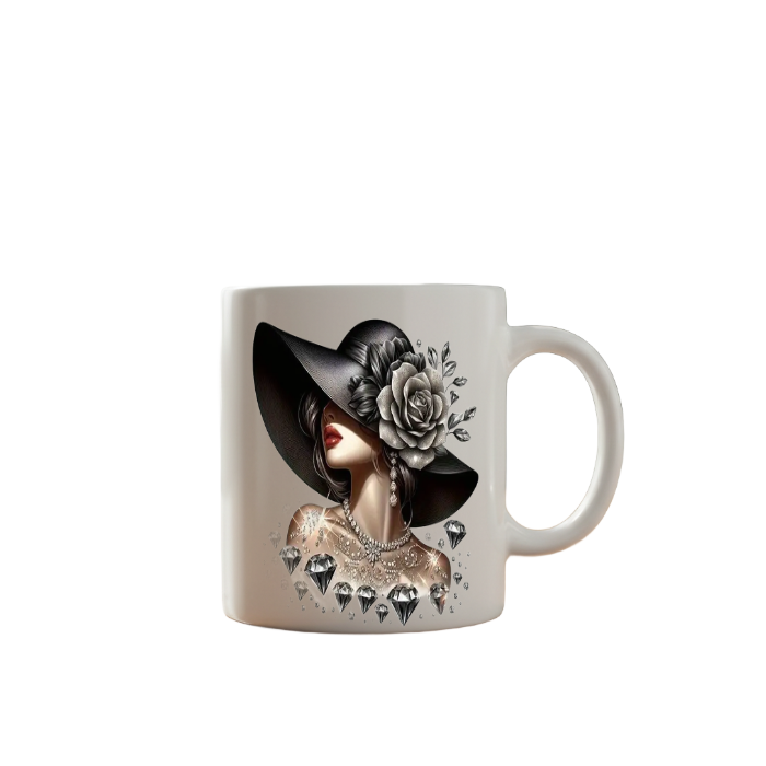 Elegant Lady Art Mug