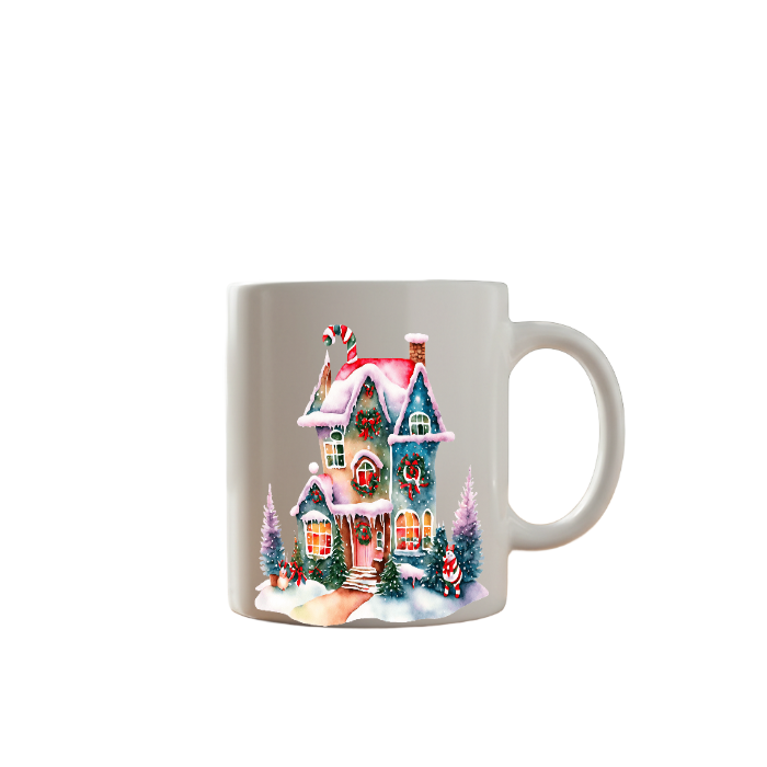 Christmas Cottage Mug