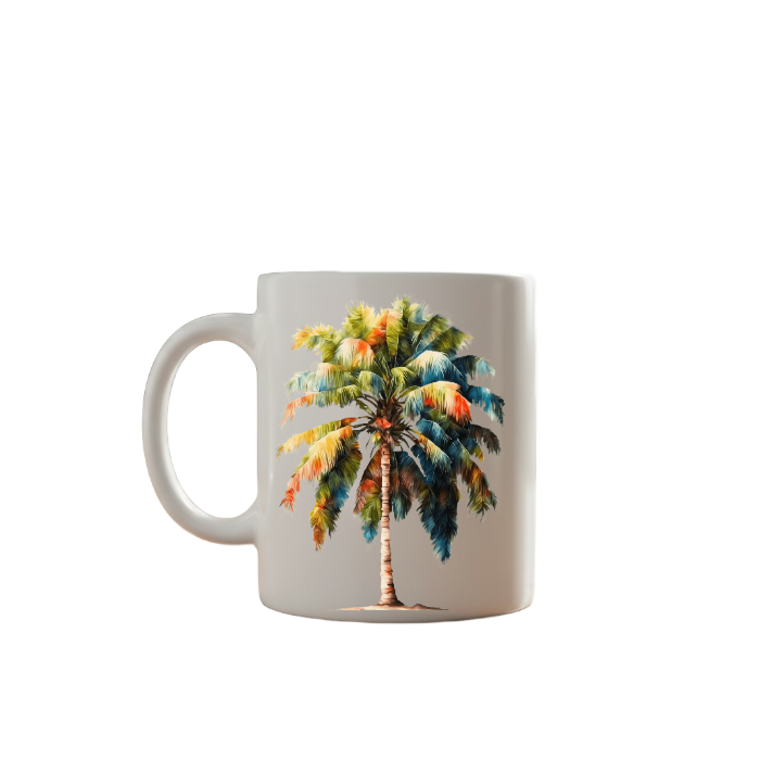 Tropical Palm Tree Mug