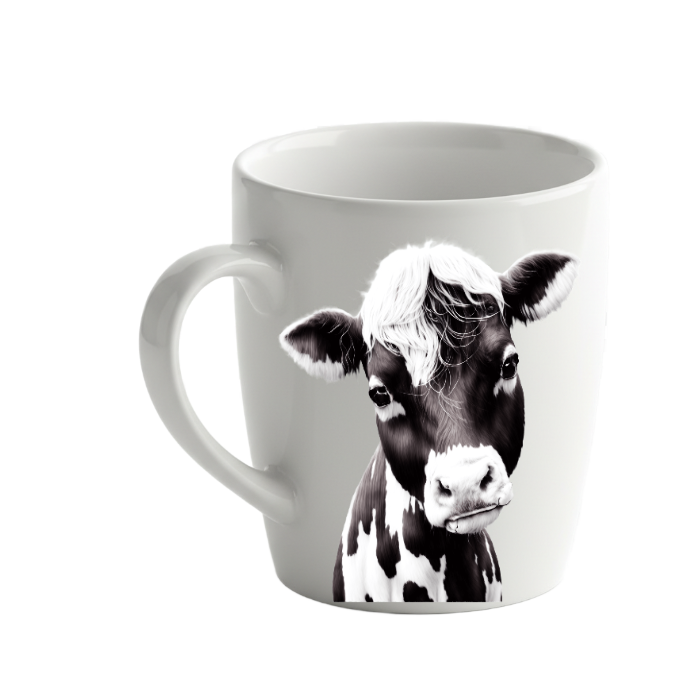 Cow Print Ceramic Mug