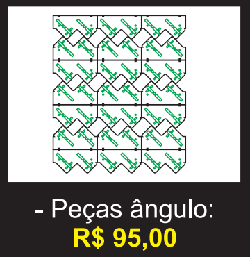 Módulo Premium Pro; Peças ângulo