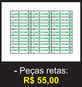 Módulo Premium Pro; Peças retas