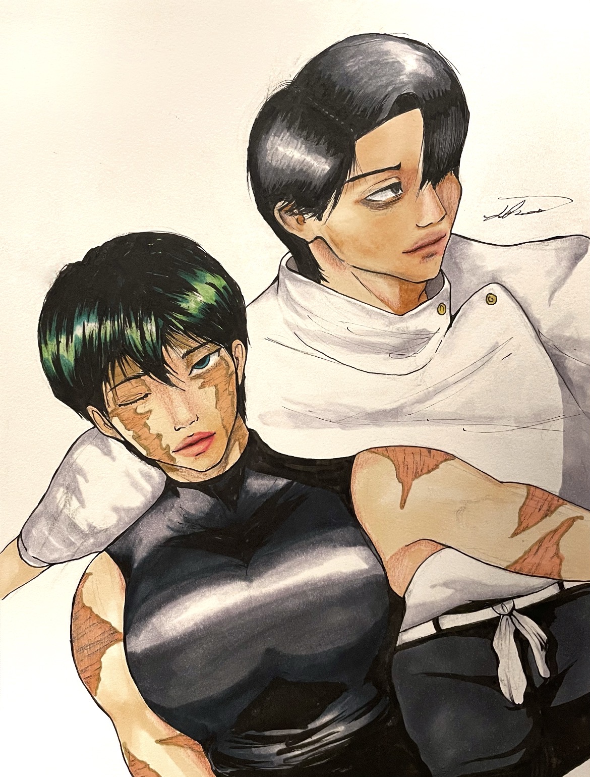 Maki Zenin and Yuta Okkotsu