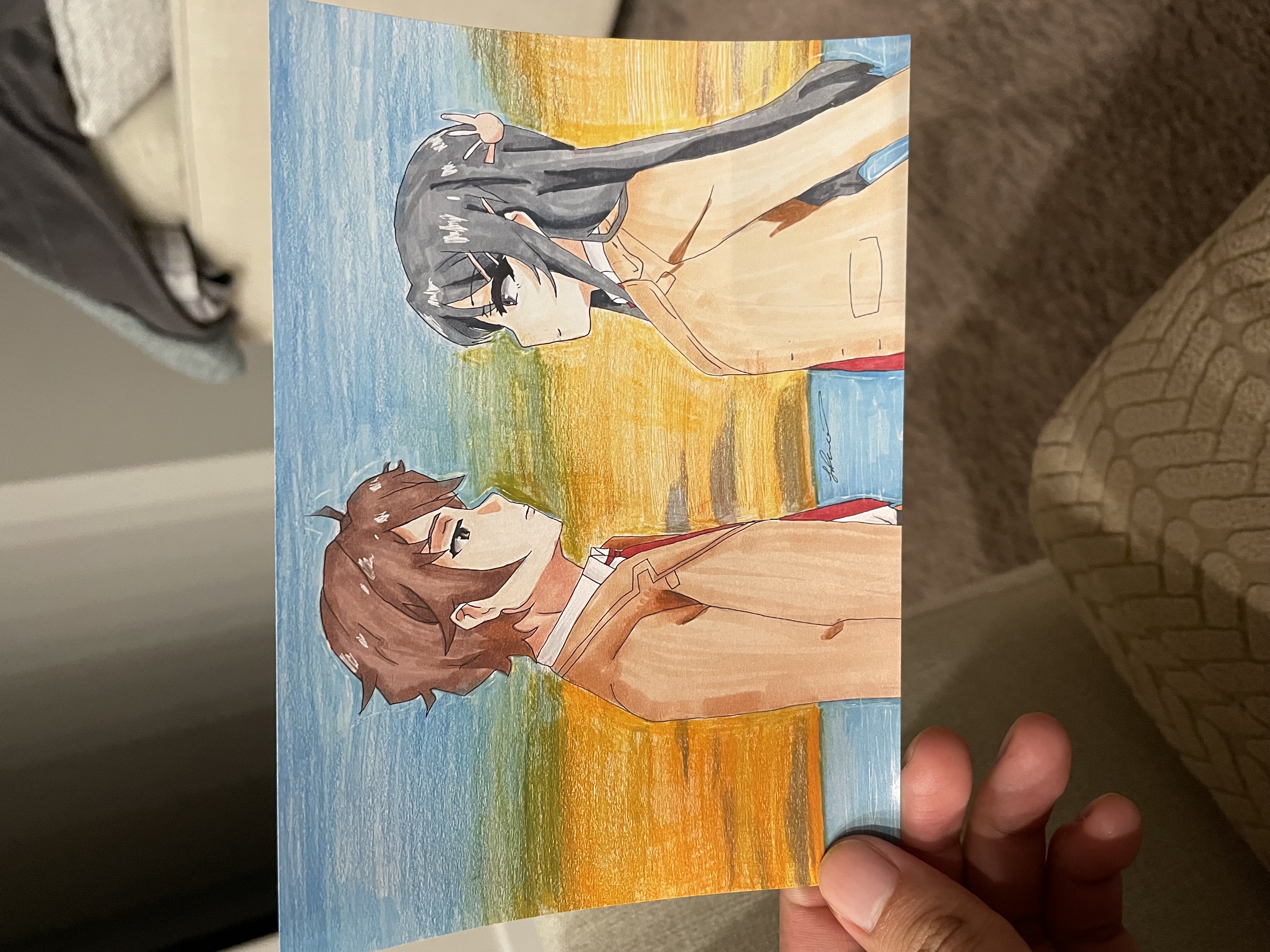 Mai Sakurajima and Sakuta Azusagawa