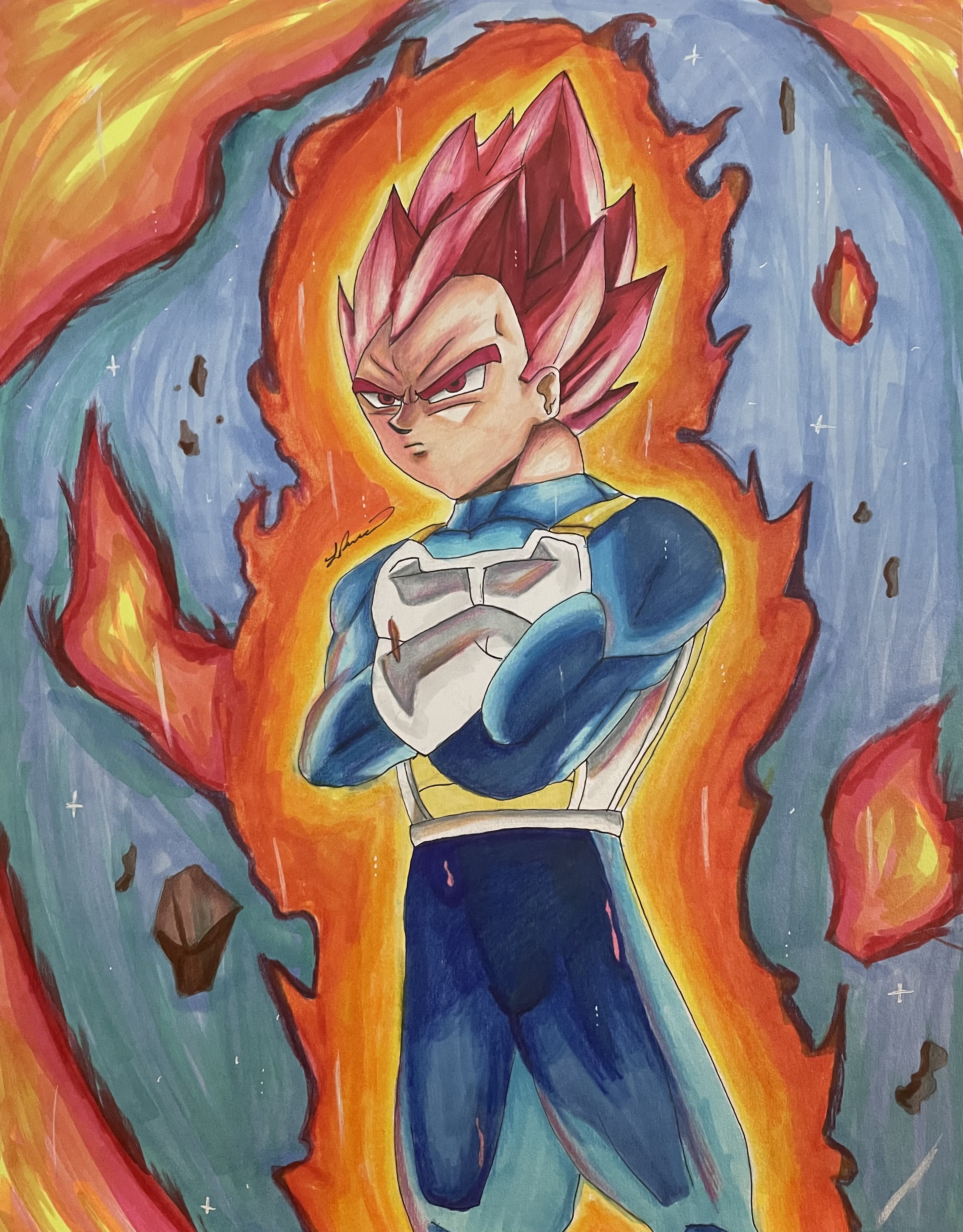 Vegeta (Super Saiyan God)