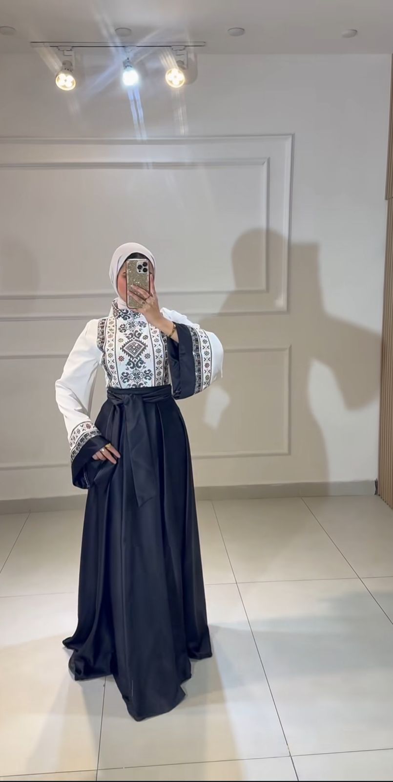 Embroidered Maxi Dress