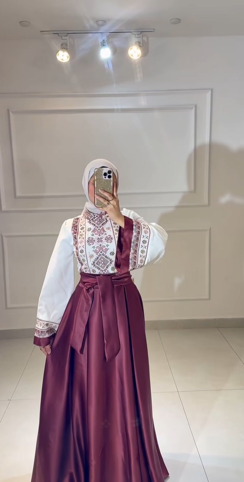 Embroidered Maxi Dress