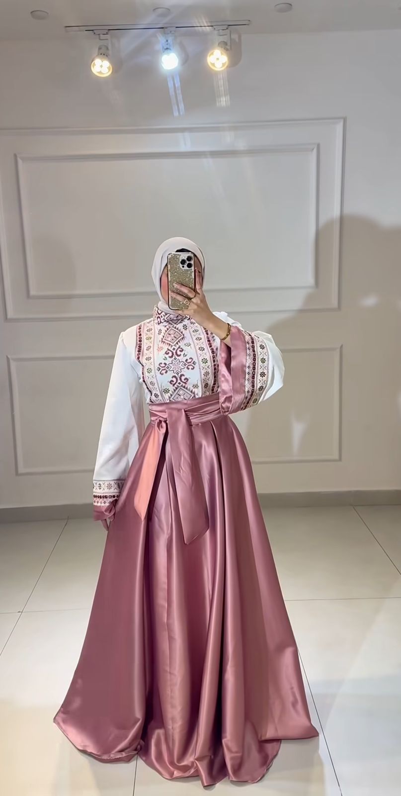 Elegant Embroidered Evening Gown