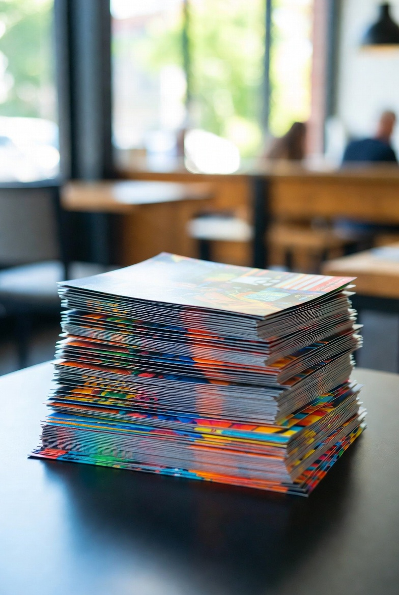 100lb Glossy Flyers – 8.5" x 5.5" Premium Marketing Flyers