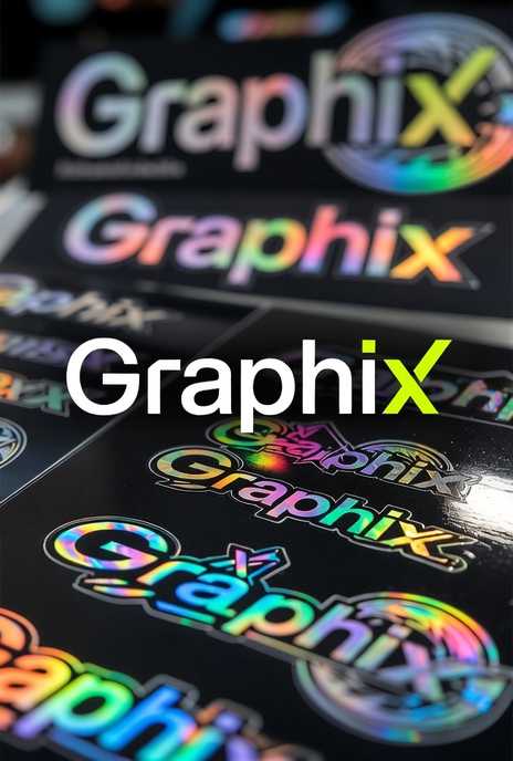 Holographic Stickers – Premium Custom Vinyl Stickers | Durable & Eye-Catching (3x3)