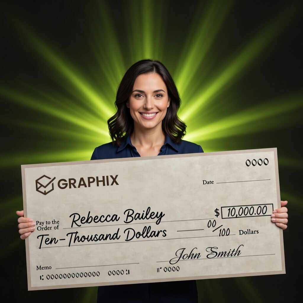 Custom Jumbo Presentation Check