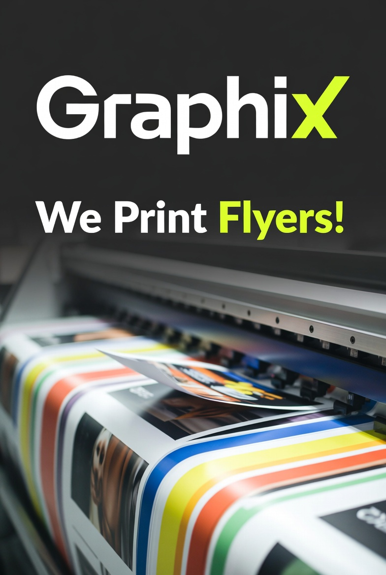 100lb Glossy Flyers – 8.5" x 5.5" Premium Marketing Flyers