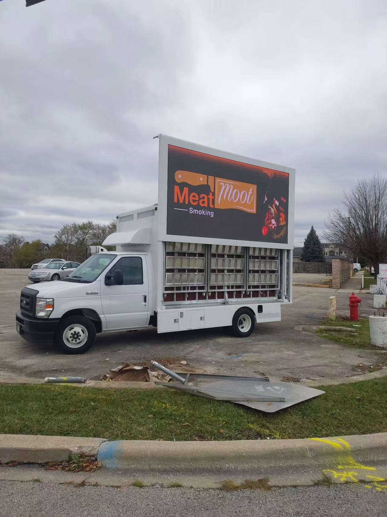 Mobile Meat Smoking Truck