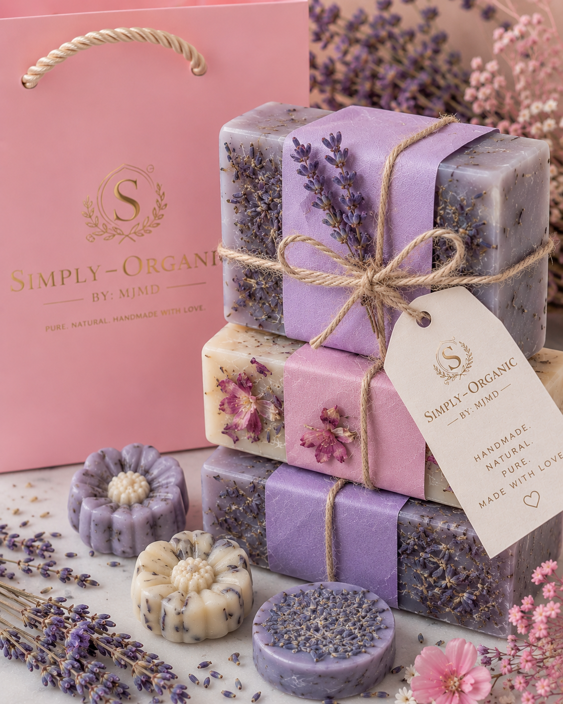 Handmade Lavender Soap Gift Set